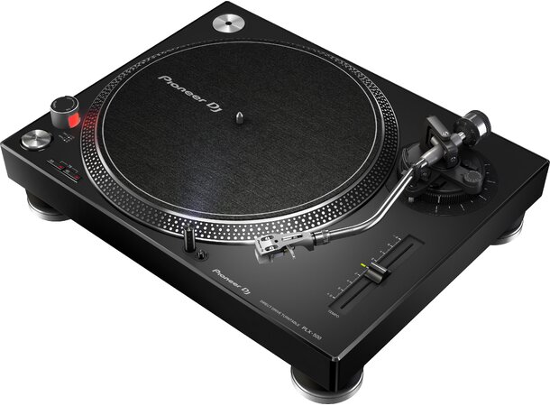 Pioneer DJ PLX-500 Platespiller, Sort High Torque Direct Drive Turntable 
